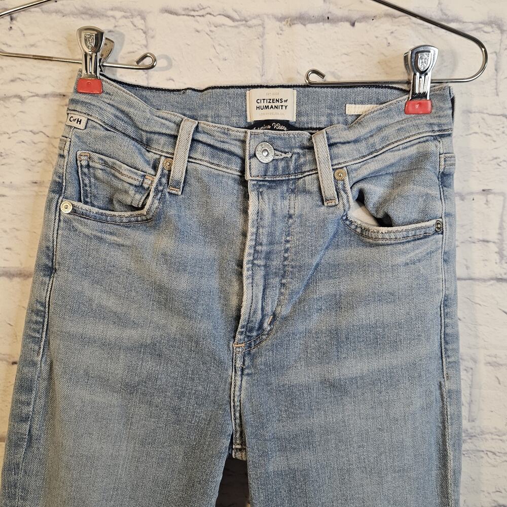 Citizens of Humanity Lilah High Rise Bootcut Jeans Light Wash Blue 24 Hippie - Picture 2 of 8